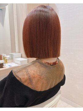 大人かわいい☆綺麗なシルエット！王道スタイル切りっぱなしボブ