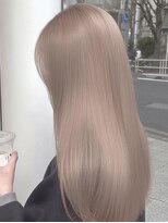 ネハス 名古屋栄店(nehus.)&nbsp;ミルクティー/ブリーチカラー/ウルフカット/レイヤーカット