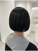アゴ下内巻きボブ