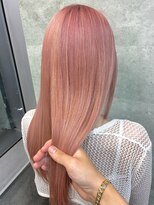 TONE（トーン）by Chara 池袋 髪質改善 ダブルカラー 【4月上旬OPEN（予定）】&nbsp;ハイトーンのパステルピンクカラー【池袋東通り】