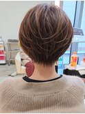 イメチェンウルフショートレイヤーカット30代40代50代田嶋 U