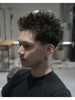 メッツ 原宿(METS)&nbsp;MEN'S/スパイキーピンパーマ×テーパーフェード