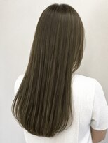 カノエ(canoe)&nbsp;オリーブベージュカラー顔周りレイヤー【西新大濠荒戸】
