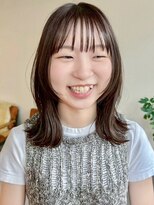 マッシュ チャヤマチ(MASHU chayamachi)&nbsp;柔らか透明感カラー/ブリーチなし/オリーブブラウン/大阪梅田