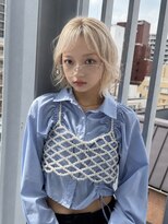 リミットバイアフィナー 大宮店(limit by Afinar)&nbsp;レイヤーボブ×ホワイトブロンド
