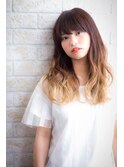 クラシカルなモードトップノットアレンジは姫カットで14池袋