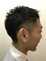 パティオンツー(PATIONN2)&nbsp;サイドグラデーションツーブロックアップバンクベリーショート
