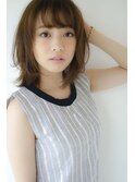 [kiitos/吉祥寺]☆ひし形シルエットレイヤーストレート☆