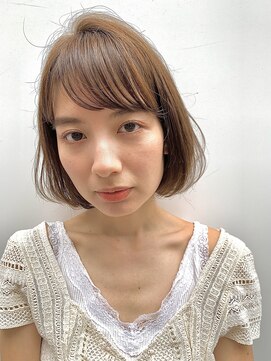 シー バイ ロンド 新宿(Sea by Lond) 【佐藤健太郎】簡単スタイリングベージュワンカールパーマ