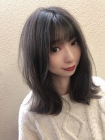 ヘアリゾート ディアリウム(Hair Resort DEARIUM)&nbsp;外ハネ/シースルー/暗髪/グレージュ/波ウェーブ　★町田　美容室