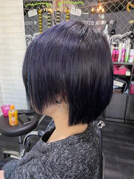 ミミック (mimic) purple ash × blue ash two color　TRICKstyle！