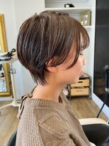 ヌード(NUDE)&nbsp;「NUDE」#透け感 暖色系カラー シアカラー くびれショート