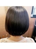 毎日らくちん収まるショートボブ