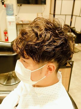 アフィックス ヘア 水天宮前店(affix hair) 韓国風マッシュ×スパイラルパーマ