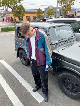 ウェルネス(Wellness) ツイストスパイラル.サイドパート.韓国マッシュ／クロップ