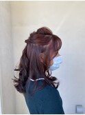 30代40代☆ブラウン☆大人可愛いなみなみウェーブロング