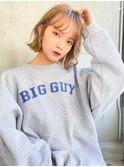 【LANY 横浜】 ウェーブ巻き×ブラウンベージュ