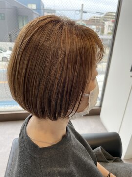 リアン 新城店(Rian) 【Rian】 全頭白髪ぼかしハイライト×ショートbob