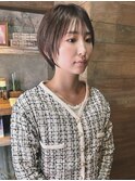 ハイトーン ミニウルフ ハイライトカラー/ホワイトベージュ