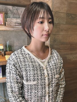 トレヘアー(tRe hair) マッシュシュート　まろベージュ