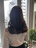 【2回目～】カット+フルケアカラー ￥９９００　【浅草/髪質改善】