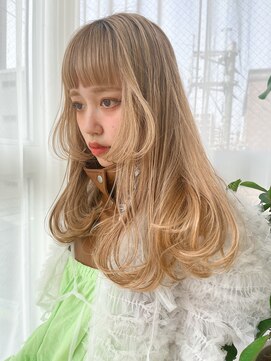 ネス(ness) 【blond beige】×【design cut】