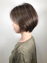 <京橋店＞バランスで変わる『前下がりボブ』ナチュラル・ソフト・シンプル♪／白髪ぼかしハイライトも◎