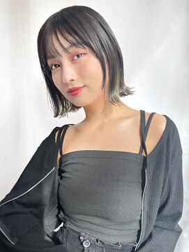 ケーツー心斎橋 クイーンズガーデン バイ ケーツー(K two QUEEN'S GARDEN by K two) 3分で巻けるボブ*レイヤーボブ*小顔前髪カット*インナーカラー1