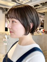 アイティーバイアルバム 松戸店(IT by ALBUM)&nbsp;ナチュラルショート_マチルダボブピンクベージュ_ba463421