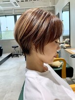 アーツ 茅ヶ崎(arts)&nbsp;ショートカット20代30代40代前髪なし面長丸顔ショートボブ