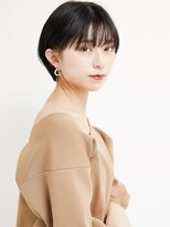 オンク 新宿(onk)&nbsp;黒髪/グレーベージュ/レイヤーロング/前髪パーマ[新宿駅]