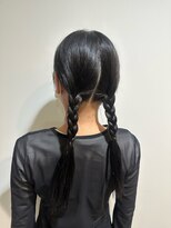 ディーヘアーデザイン(d.HAIR DESIGN)&nbsp;【AORI】毛先の多い三つ編み