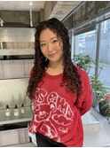 ねじりスパイラルロングパーマ【福谷聖斗】