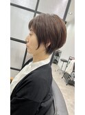 ショート　ボブ　白髪ぼかし　髪質改善　縮毛矯正