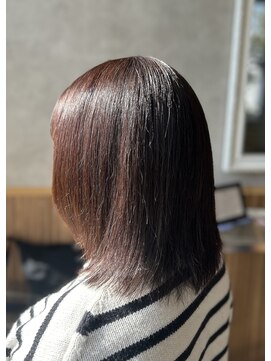ニッケ ヘアーデザイン(nikke hair design) アッシュピンクテラカラー