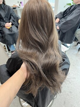 天神美容室 【KASUMI天神美容室】グレージュ×海外レイヤー