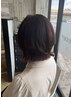 【平日中山指名限定】カラーカット＋トリートメント（プチマッサージ付き）