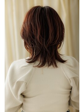 カバーヘアアンドスパ ブリス 浦和(COVER HAIR&SPA bliss) インナーカラーハイライト大人可愛いウルフカットZ浦和20代30代