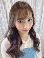 エフエフヘアー(ff hair)&nbsp;ゆるふわ☆インナーカラー