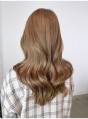 ロング韓国ヘアくびれヘア美髪顔周りレイヤー_ba544071