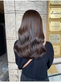 四条河原町ブリーチなしダブルカラーショコラブラウン