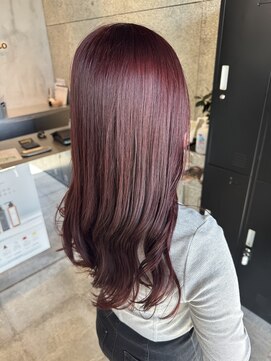 メルバイレガロ 水戸(mer by REGALO) ブリーチなしダブルカラー/ピンクブラウン