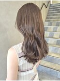シアーグレージュ×ロング