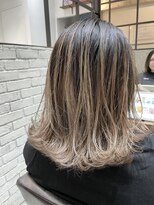 フェリア 渋谷(Feria)&nbsp;【Feria渋谷】ショートバレイヤージュ☆渡邉悟