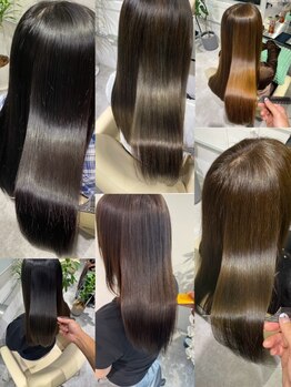 レヴリー(reverie)の写真/艶めく美髪ストレートでいつまでも美しく。柔らかさと自然な動きのあるストレートヘアで洗練された印象に。