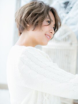 モッズヘア 越谷(mod's hair) 斜めバング小顔ハイライト抜け感シャギーボブh4越谷20代30代40代