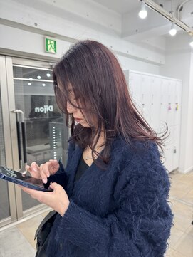 ディジョン 自由ヶ丘(Dijon) 韓国顔まわりレイヤーカットグレージュオリーブベージュブラウン