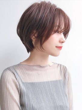 セイドット オモテサンドウ(Say. omotesando) ショートとボブの間ボブ似合わせカット丸みショート