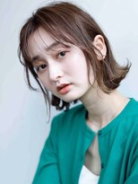 ロッソ ヘアアンドスパ 北千住店(Rosso Hair&SPA)&nbsp;レイヤーショート外ハネスタイル【北千住】