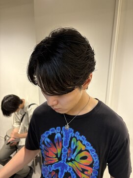 men's salon HYPE 名古屋伏見 メンズサロン/men'sパーマ/men'sカット/men'sショート メンズカット×フェザーパーマ(伏見/伏見駅/栄/メンズ)